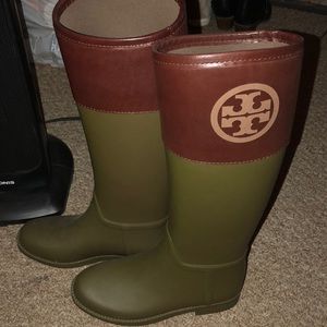 Tory Burch rain boots